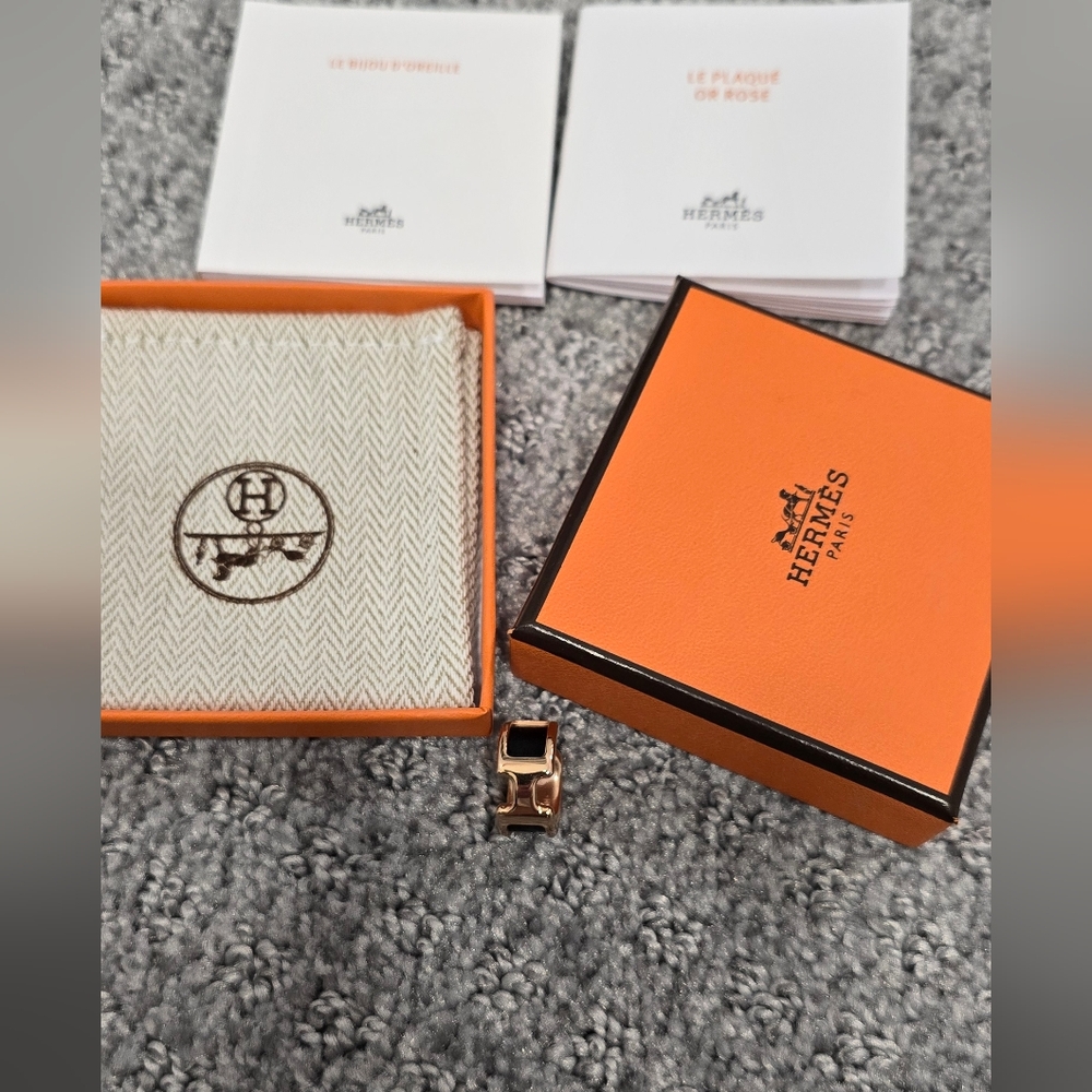 Hermes Rose Gold Plated Olympe Ring